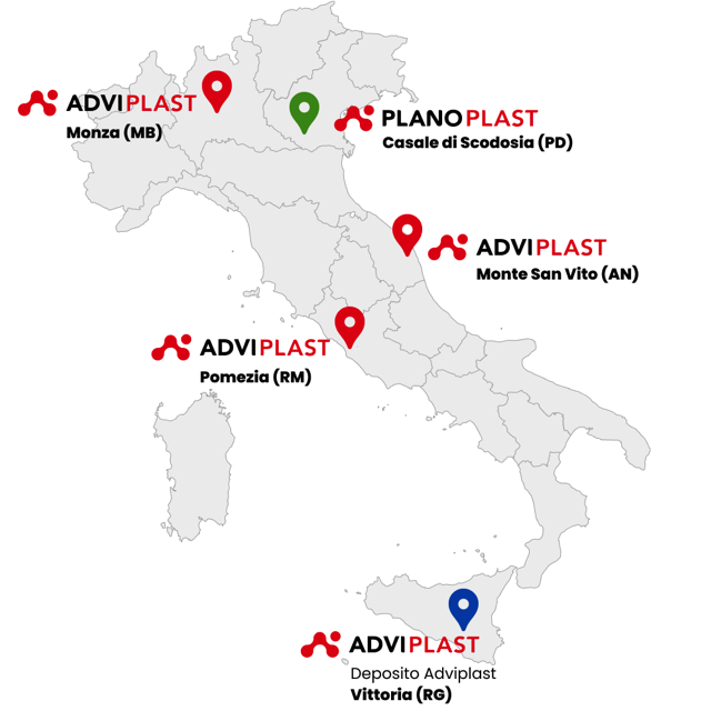 Distribuzione di materie plastiche